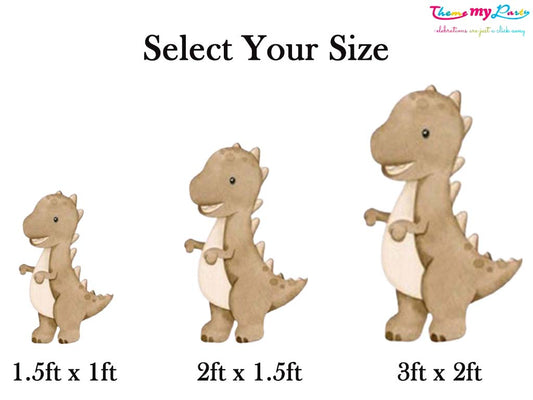 Dinosaur Theme Birthday Party Cutout