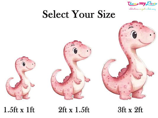 Dinosaur Theme Birthday Party Cutout