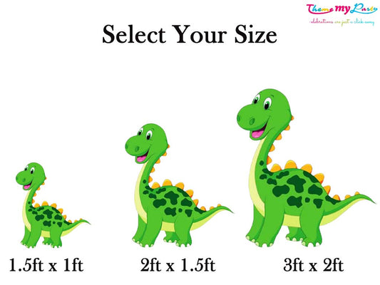 Dinosaur Theme Birthday Party Cutout