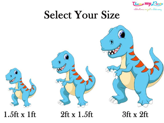 Dinosaur Theme Birthday Party Cutout
