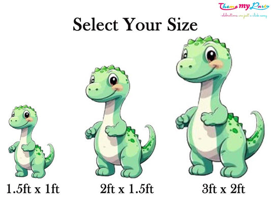 Dinosaur Theme Birthday Party Cutout