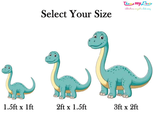 Dinosaur Theme Birthday Party Cutout