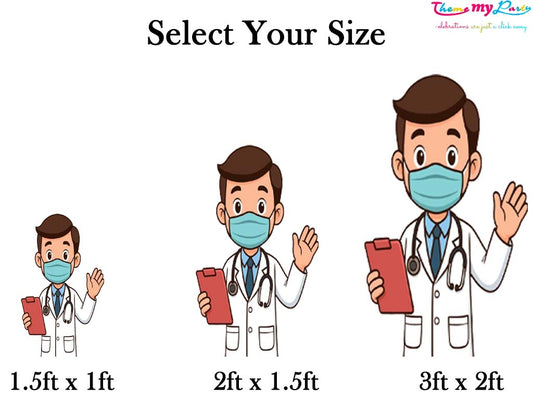 Doctor Theme Birthday Party Cutout