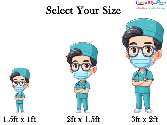 Doctor Theme Birthday Party Cutout
