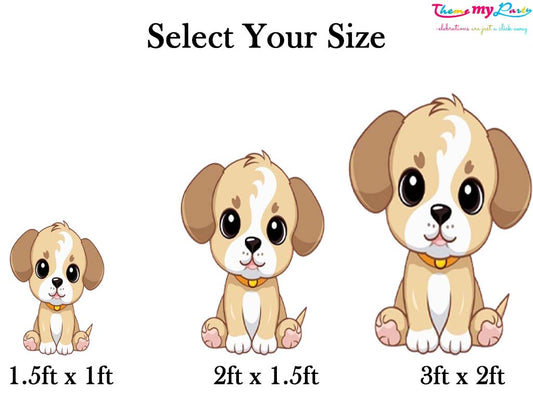 Dog Birthday Theme Birthday Party Cutout