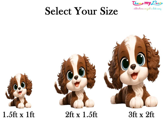 Dog Birthday Theme Birthday Party Cutout