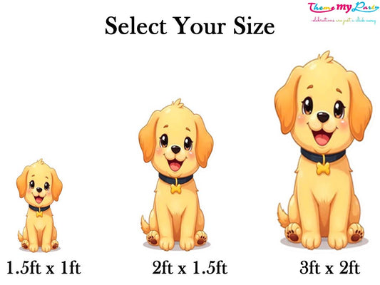 Dog Birthday Theme Birthday Party Cutout