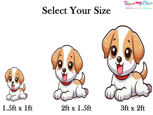 Dog Birthday Theme Birthday Party Cutout