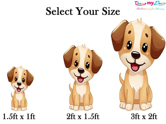 Dog Birthday Theme Birthday Party Cutout
