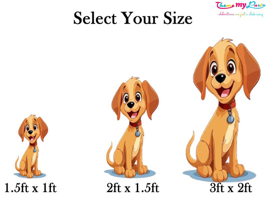 Dog Birthday Theme Birthday Party Cutout