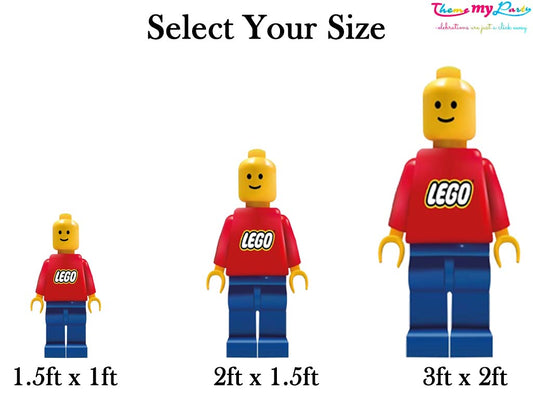 Lego Theme Birthday Party Cutout