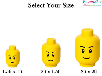 Lego Theme Birthday Party Cutout