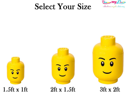 Lego Theme Birthday Party Cutout