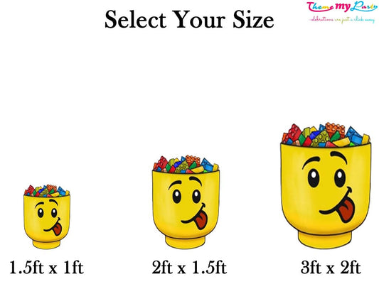 Lego Theme Birthday Party Cutout
