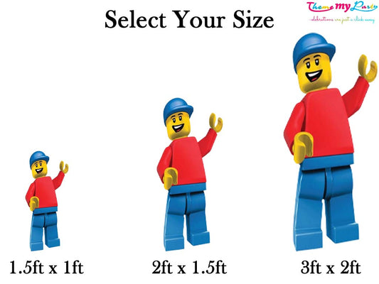 Lego Theme Birthday Party Cutout