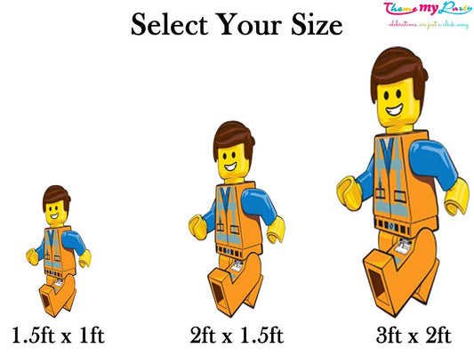 Lego Theme Birthday Party Cutout