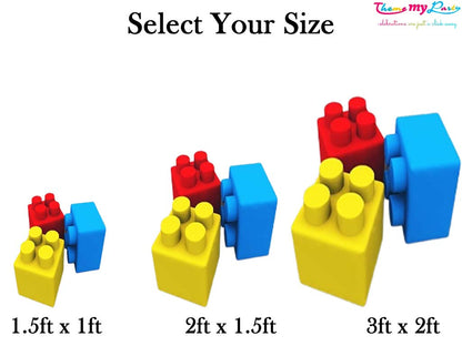 Lego Theme Birthday Party Cutout