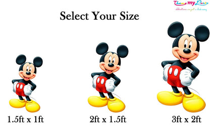 Mickey Theme Birthday Party Cutout