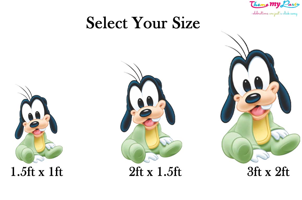 Mickey Theme Birthday Party Cutout