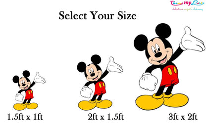 Mickey Theme Birthday Party Cutout