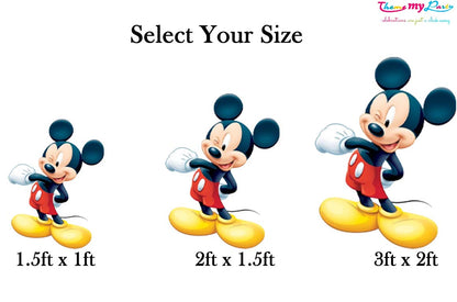 Mickey Theme Birthday Party Cutout