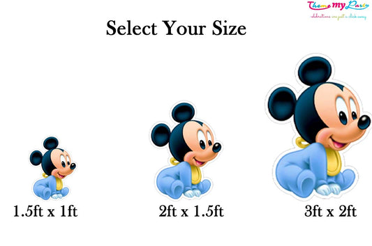 Mickey Theme Birthday Party Cutout