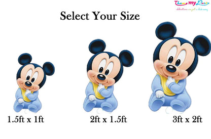 Mickey Theme Birthday Party Cutout