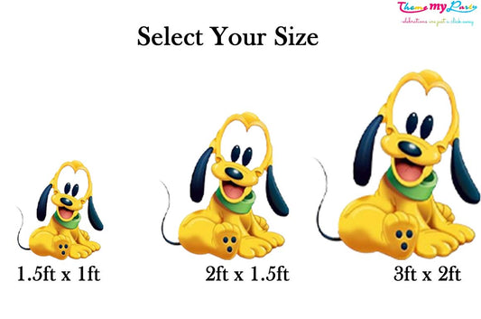 Mickey Theme Birthday Party Cutout