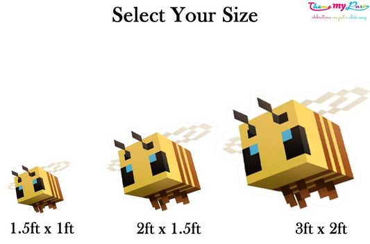 Minecraft Theme Birthday Party Cutout