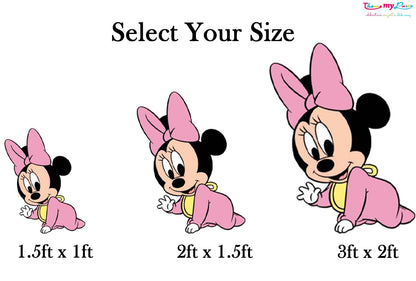 Minnie Theme Birthday Party Cutout