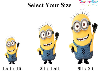 Minnion Theme Birthday Party Cutout