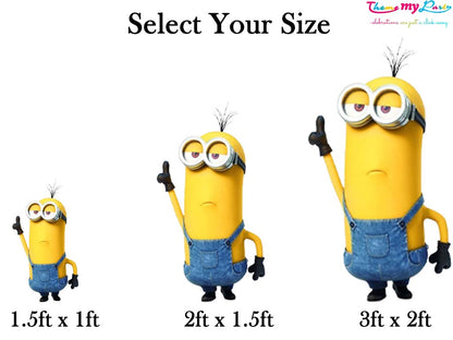 Minnion Theme Birthday Party Cutout