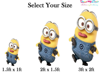 Minnion Theme Birthday Party Cutout