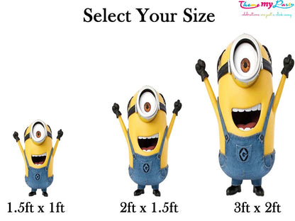 Minnion Theme Birthday Party Cutout