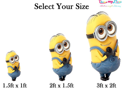 Minnion Theme Birthday Party Cutout