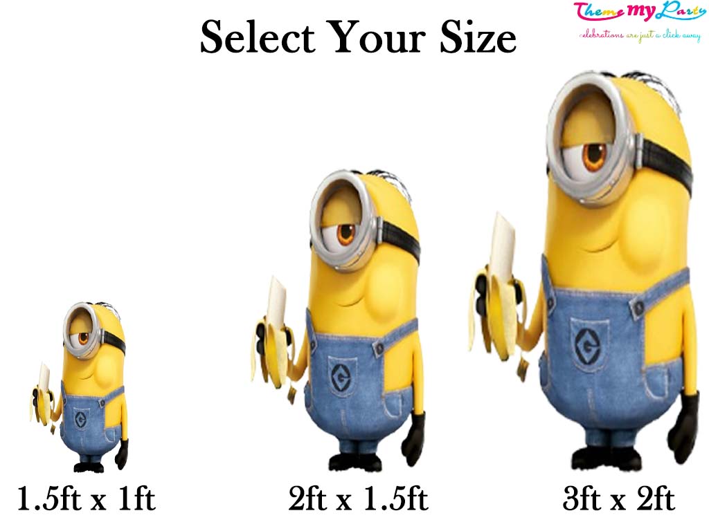 Minnion Theme Birthday Party Cutout