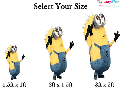Minnion Theme Birthday Party Cutout