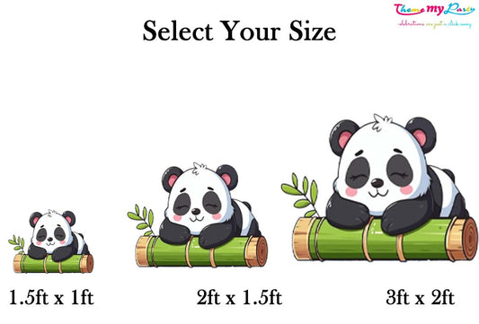 Panda Theme Birthday Party Cutout