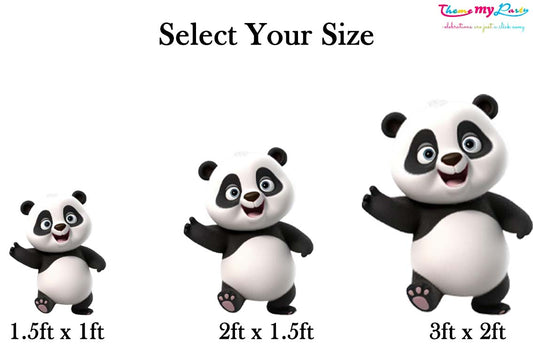 Panda Theme Birthday Party Cutout