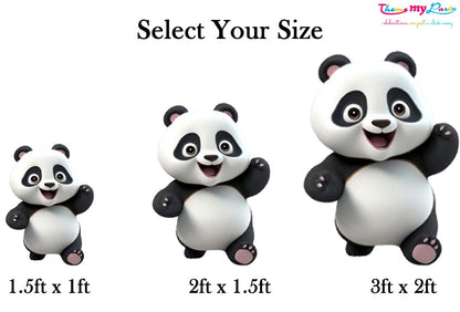 Panda Theme Birthday Party Cutout