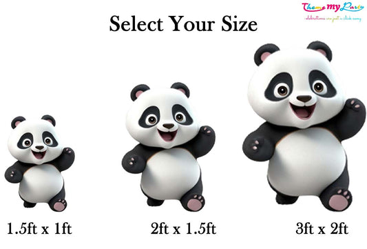 Panda Theme Birthday Party Cutout