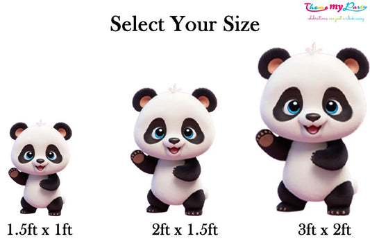 Panda Theme Birthday Party Cutout