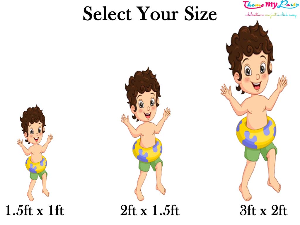 Pool Party Theme Birthday Party Cutout