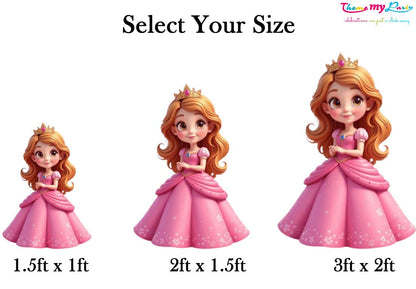 Princess Theme Birthday Party Cutout