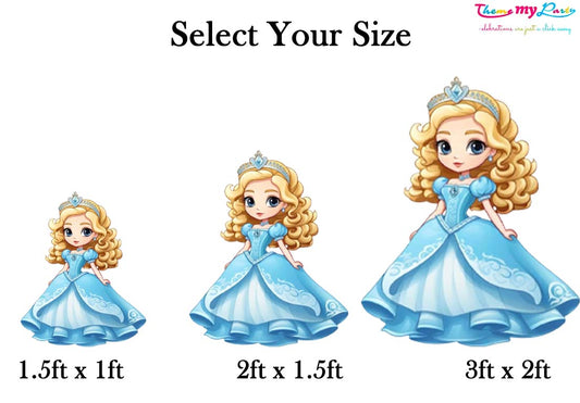 Princess Theme Birthday Party Cutout