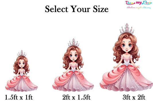 Princess Theme Birthday Party Cutout