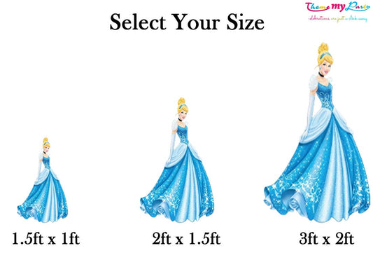 Princess Theme Birthday Party Cutout