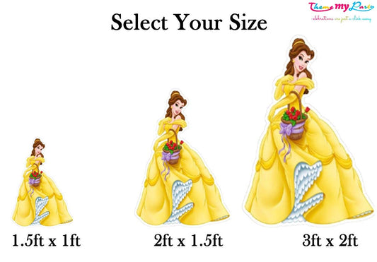 Princess Theme Birthday Party Cutout