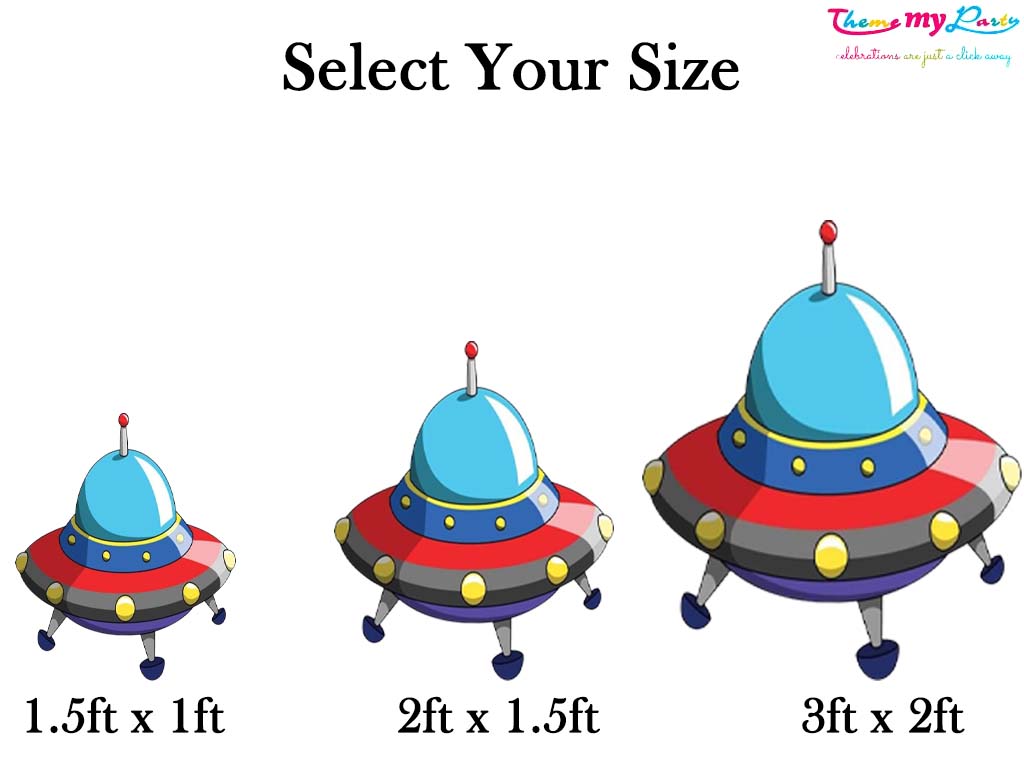 Space Theme Birthday Party Cutout