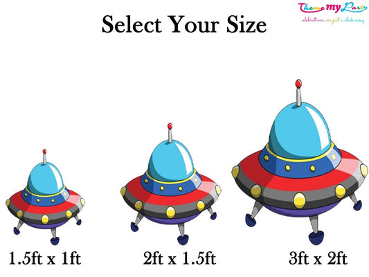 Space Theme Birthday Party Cutout